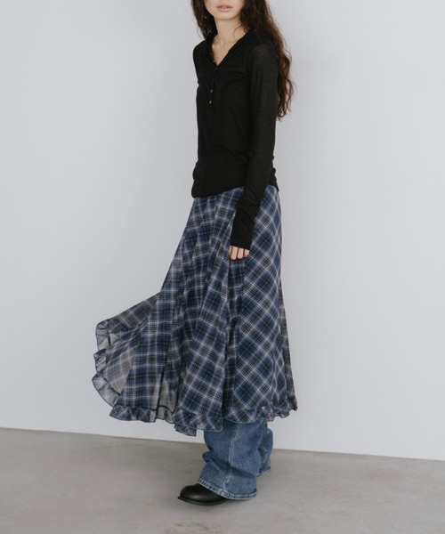 「duei」 スカート FREE ブルー レディース_画像5