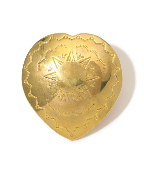 ブローチ ADRAR Heart ゴールド ブローチピン レディース