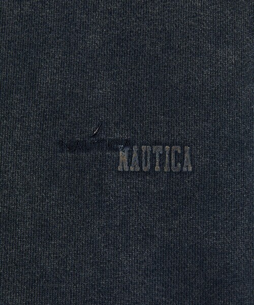 「NAUTICA」 スウェットカットソー LARGE ネイビー メンズ