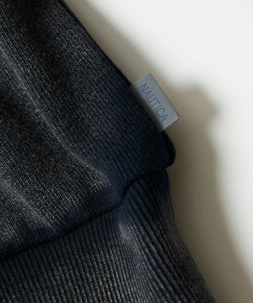 「NAUTICA」 スウェットカットソー LARGE ネイビー メンズ