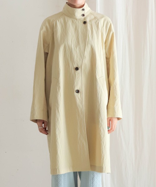 「NOMBRE IMPAIR」 コート FREE カーキ レディース_画像9