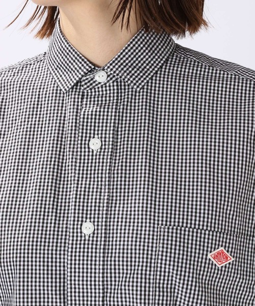 Danton（ダントン） シャツワンピース FREE ボルドー レディース