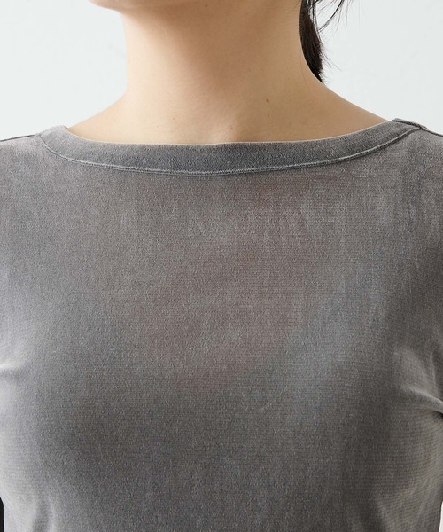 「Whim Gazette」 長袖カットソー FREE ライトグレー レディース_画像5
