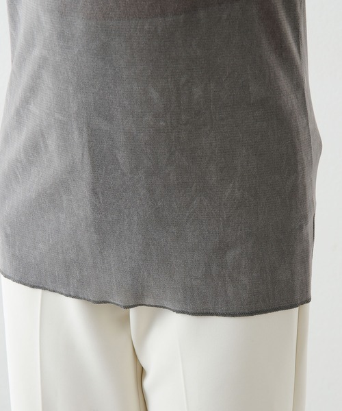 「Whim Gazette」 長袖カットソー FREE ライトグレー レディース_画像7