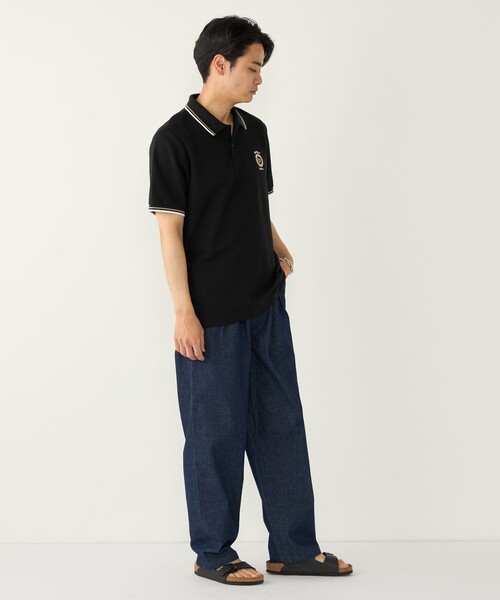 mutu ポロシャツ メンズ ベージュ/ネイビー SHIPS Colors（シップスカラーズ） ポロシャツ 半袖 SHIPS Colors