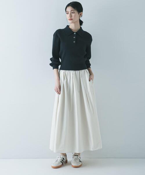 「URBAN RESEARCH」 ロングスカート FREE アイボリー レディースの画像