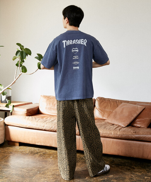 THRASHER（スラッシャー） tシャツ × PUBLUX/スラッシャー 別注 バック