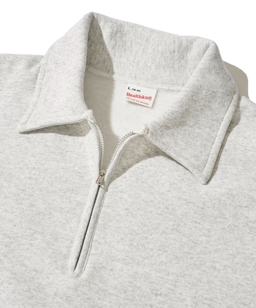 「Healthknit」 スウェットカットソー MEDIUM ネイビー メンズ_画像4