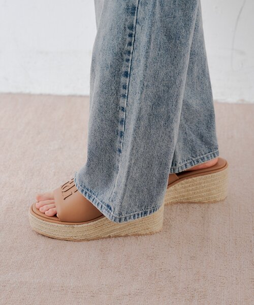 サンダル 厚底ジュートサンダル レディースの画像