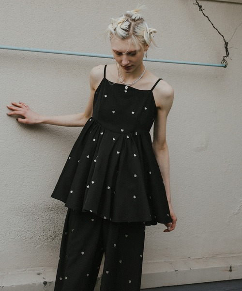 パンツドレス Heart cami pants setの画像