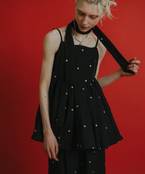 パンツドレス Heart cami pants setの画像