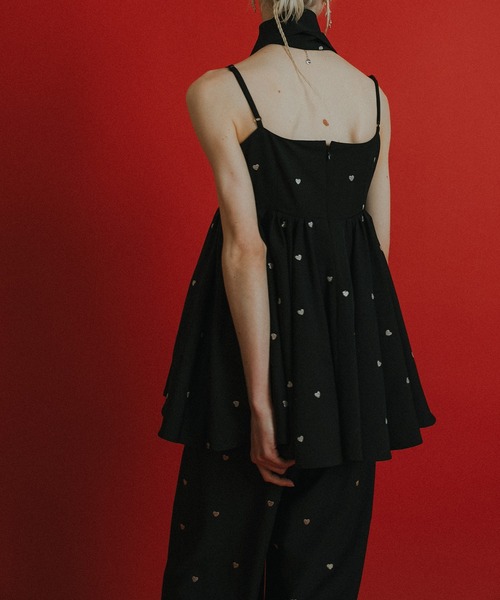 パンツドレス Heart cami pants setの画像