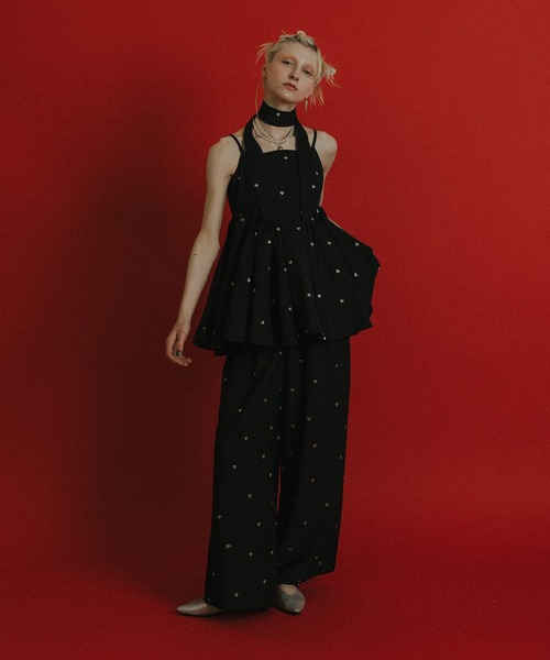 パンツドレス Heart cami pants setの画像