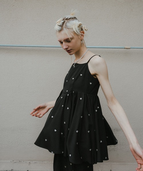 パンツドレス Heart cami pants setの画像