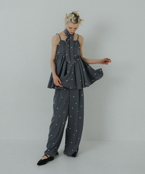 パンツドレス Heart cami pants setの画像