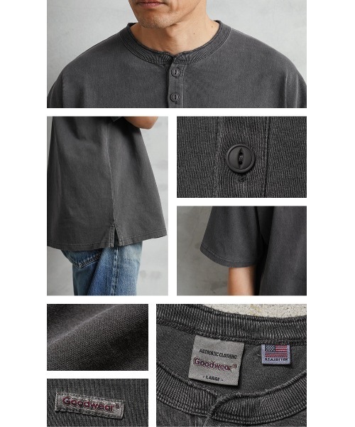 「WAIPER.inc」 半袖Tシャツ M チャコールグレー メンズ_画像5