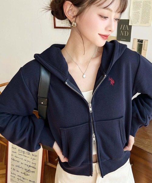 U.S. POLO ASSN.（ユーエスポロアッスン） ジップアップパーカー L