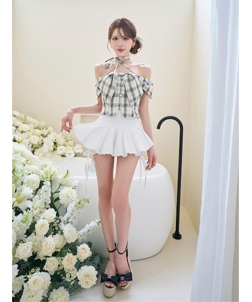♥️ダーリッチ　ヘムリボンバルーンスカート♥️ Darich（ダーリッチ） スカート ヘムリボンバルーンスカート