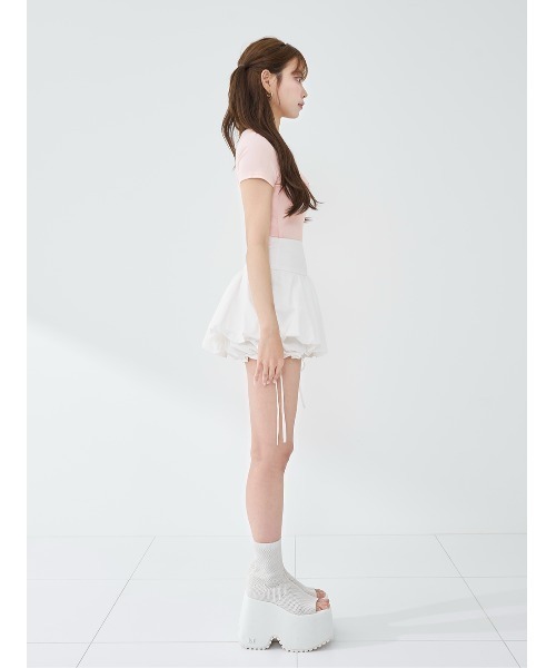 Darich（ダーリッチ） スカート ヘムリボンバルーンスカート
