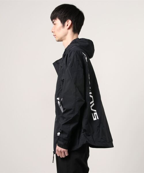 「AAPE BY A BATHING APE」 ナイロンブルゾン LARGE ブラック メンズ_画像4
