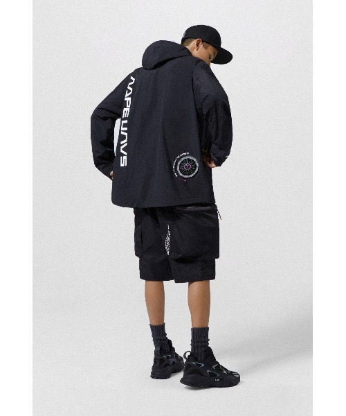 「AAPE BY A BATHING APE」 ナイロンブルゾン LARGE ブラック メンズ_画像7