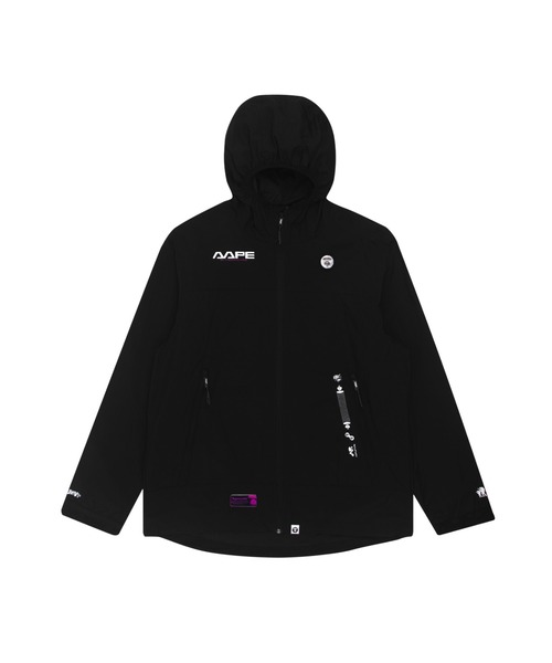 「AAPE BY A BATHING APE」 ナイロンブルゾン LARGE ブラック メンズ_画像9