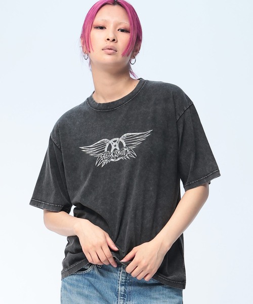 tシャツ Aerosmith (エアロスミス) アーティスト Tシャツ 半袖 エアロ