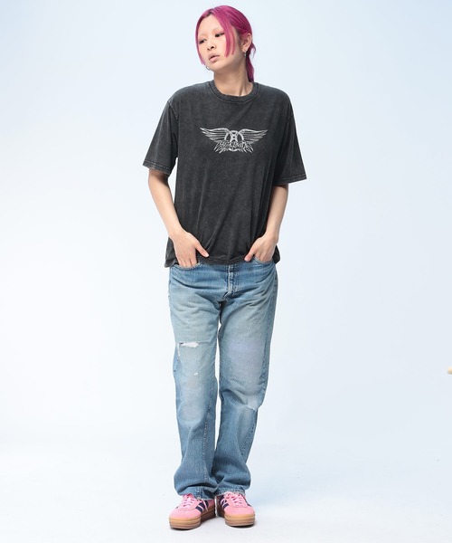 tシャツ Aerosmith (エアロスミス) アーティスト Tシャツ 半袖 エアロ