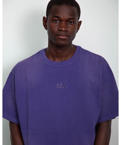 WIND AND SEA（ウィンダンシー） tシャツ SULFUR DYEING LOGO S/S TEE