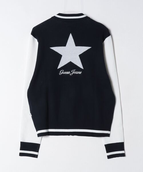 スタジャン GUESS JEANS Star Bomber Sweat アウター ジャケット