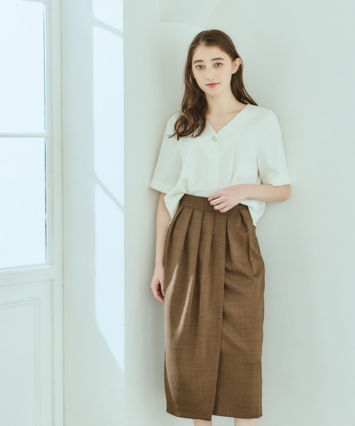 12Twelve Agenda（トゥエルブ アジェンダ） スカート タックデザイン