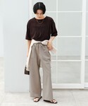 ワイドパンツ パンツ 「size SHORT/...の詳細画像5