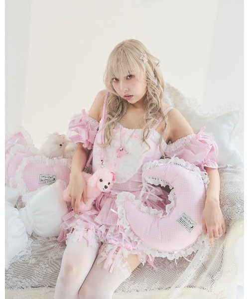 lilLilly（リルリリー） パンツ フリルレースカボチャパンツ