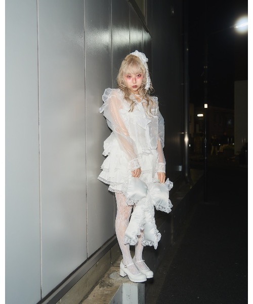 lilLilly（リルリリー） パンツ フリルレースカボチャパンツ