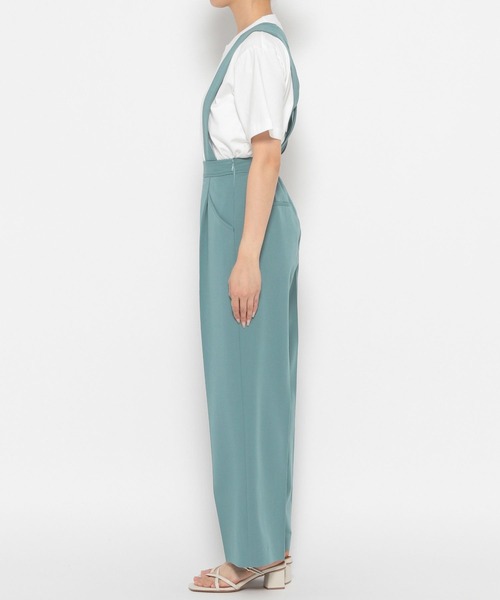 「Andemiu」 スラックス MEDIUM ブラック レディース_画像4