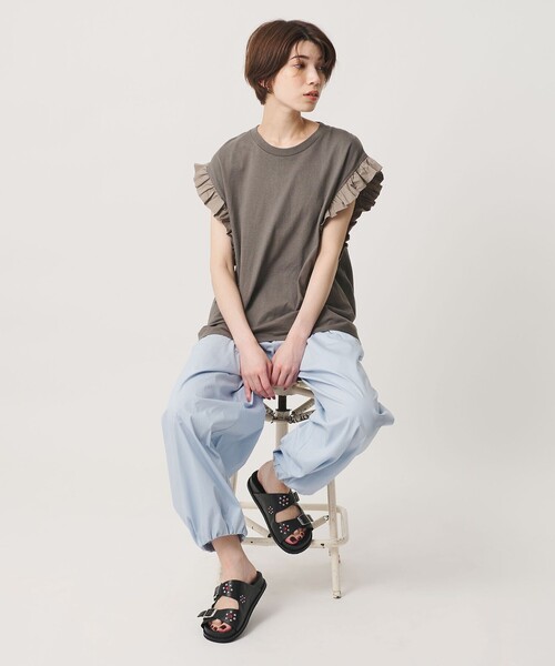dahl'ia（ダリア） tシャツ 半袖 「WEB限定」「dahl'ia」フリル