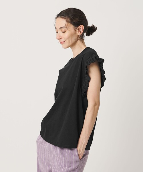 dahl'ia（ダリア） tシャツ 半袖 「WEB限定」「dahl'ia」フリル