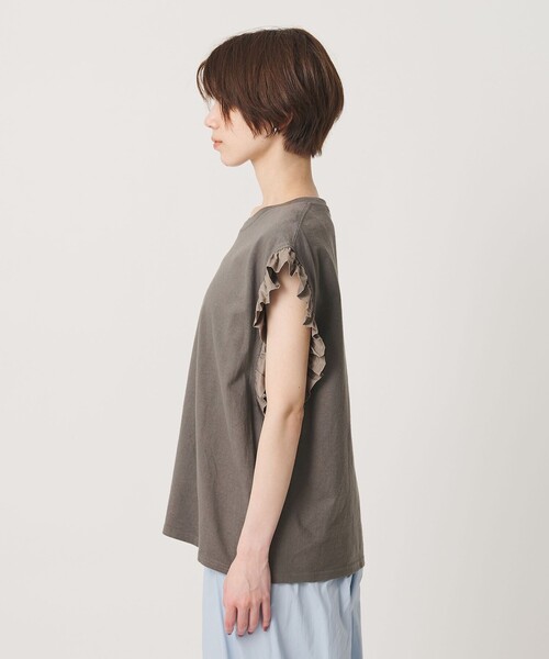 dahl'ia（ダリア） tシャツ 半袖 「WEB限定」「dahl'ia」フリル