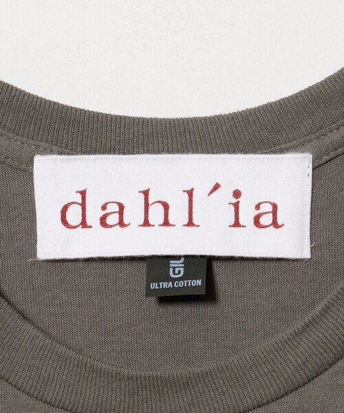 dahl'ia（ダリア） tシャツ 半袖 「WEB限定」「dahl'ia」フリル