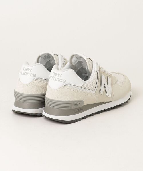 「New Balance」 ローカットスニーカー 24.5cm オフホワイト メンズ_画像2