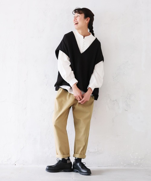 「soulberry」 チノパンツ L ブラック レディース_画像5