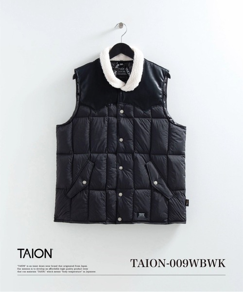 TAION（タイオン） ダウンベスト ベスト 「」「ユニセックス」ワーク