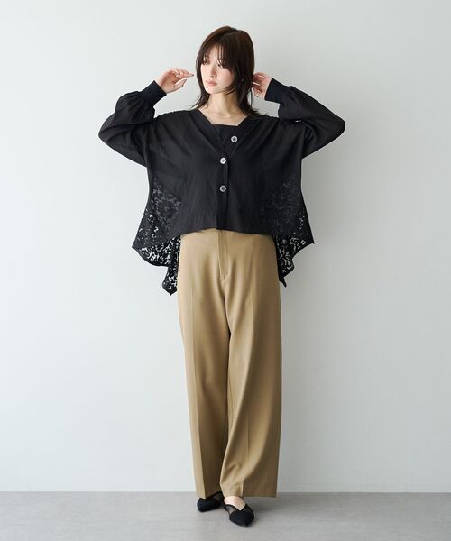 YECCA VECCA（イェッカヴェッカ） ワイドパンツ パンツ ストレート