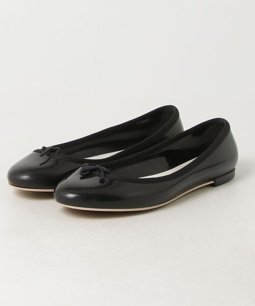 ほぼ新品【３８】Repetto レペット 黒 　フラットパンプス　現行モデル repetto（レペット） フラットパンプス 38 ブラック レディース
