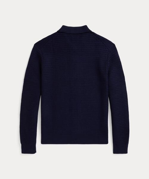 【未使用品】ポロラルフローレン定番大人気ウォッシャブルウールカーディガン POLO RALPH LAUREN（ポロ・ラルフローレン） ラルフローレン