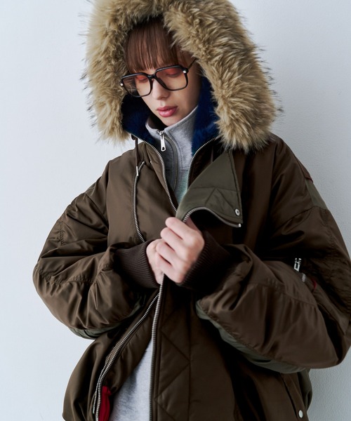 SeeSew ミリタリージャケット モッズコート 「UNISEX」OVERSPEC N-2B