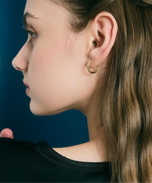 Jewel closet by L&Co. K18 フープピアス Jewel closet by L&Co. ピアス K18 フープ ピアス レディース