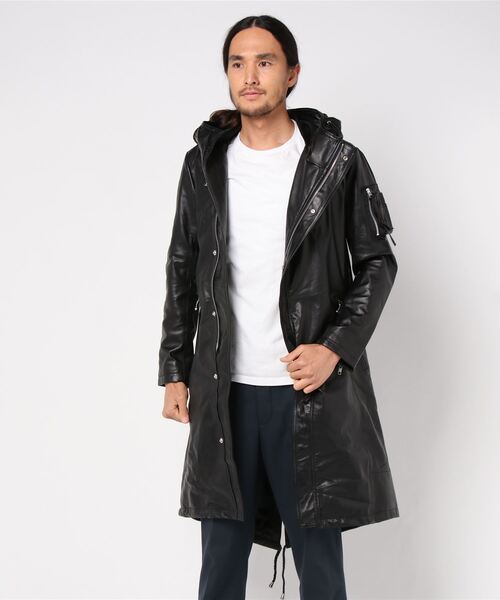 最安値挑戦 コート モッズコート Johnny Cascade Long ジョニーカスケード ロング シープレザー モッズコート Zozotown Paypayモール店 通販 Paypayモール 送料無料 Clinilab Net