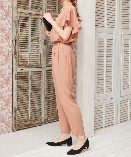 DRESS LAB パンツドレス 「3WAY/オケージョンドレス」ラッフル