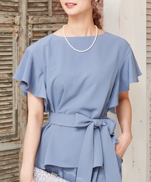 3wayオケージョンドレス DRESS LAB パンツドレス 「3WAY/オケージョンドレス」ラッフル